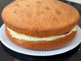 Victoria Sponge entry in the Great Burstall Bake-Off